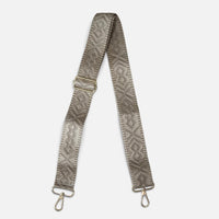 Taupe Diamond Weave Adjustable Bag Strap