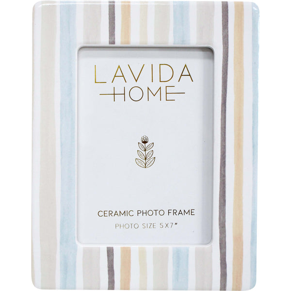 Photo Frame Coastal Stripe