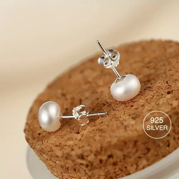 Pearl Stud Earrings
