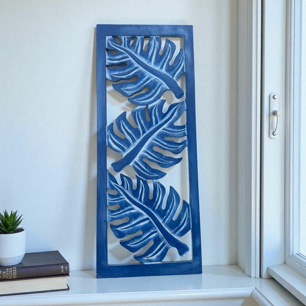 3 Palm Wall Carving - 20 x 50cm