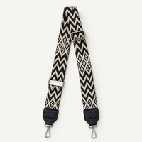 Black Chevron Adjustable Bag Strap