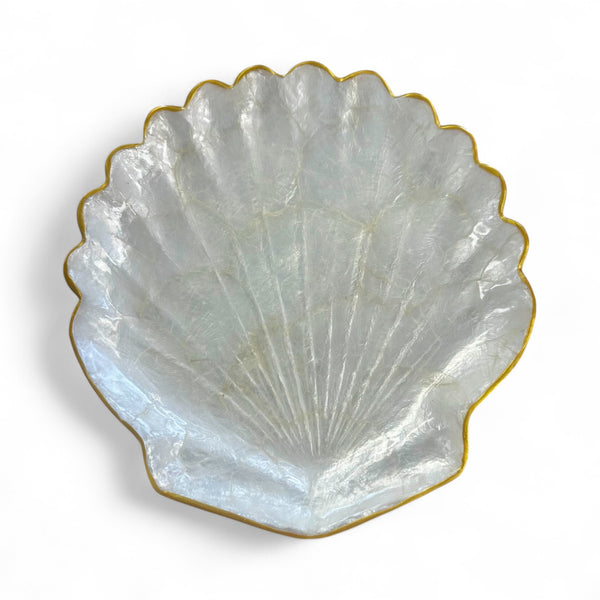 Mother of Pearl Scallop Trinket Dish