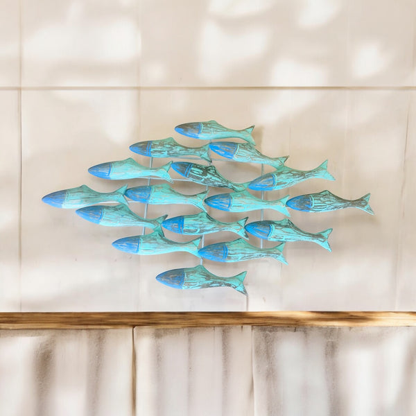 Blue/Green Fish Wall Hanging