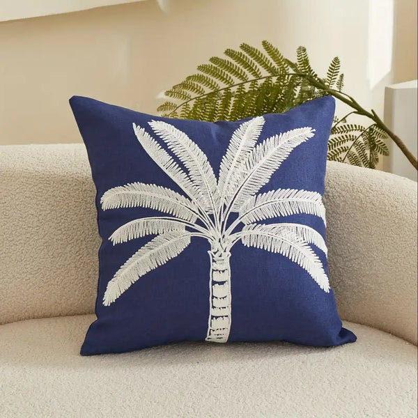 Midnight Palms Cushion