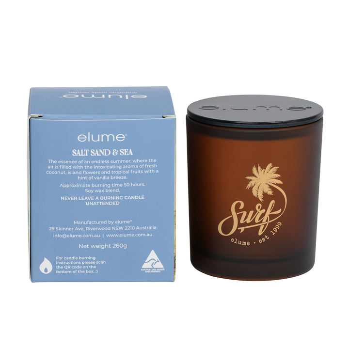 Ocean-inspired Salt, Sand & Sea candle bringing coastal freshness indoors