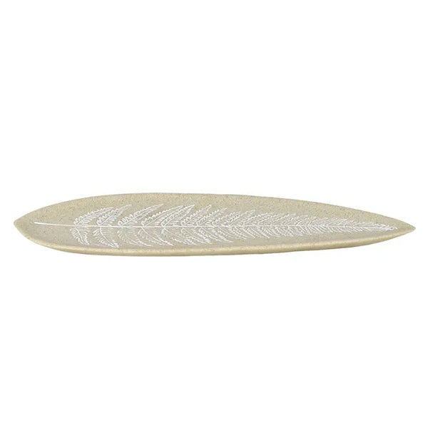 Fern Sandstone Plate