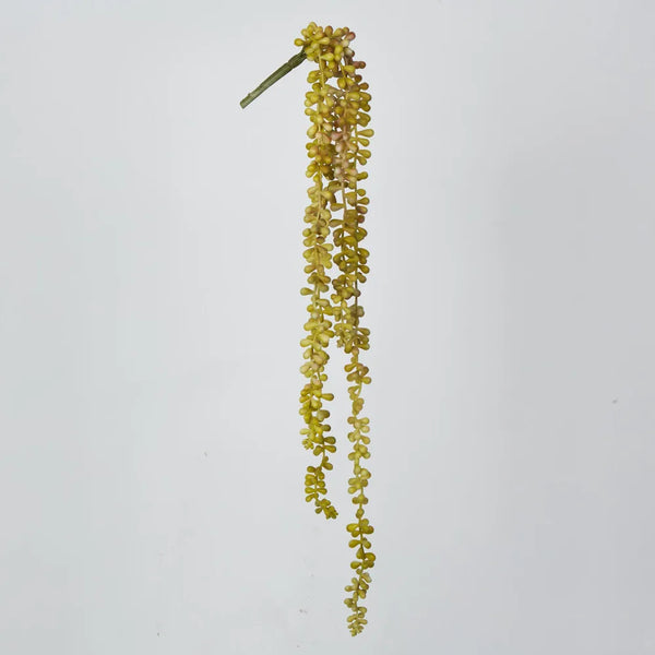 Hanging Green/Yellow Pearl Necklace Vine