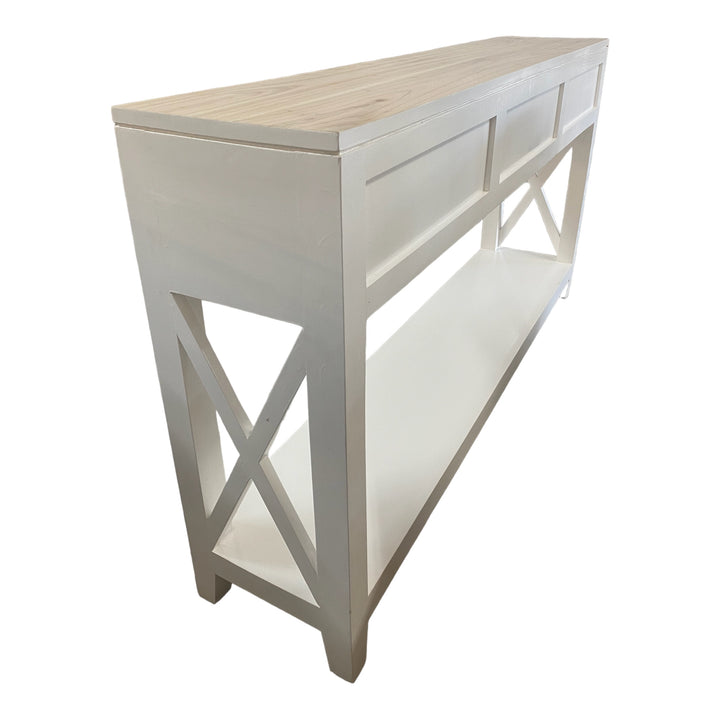 XX Ends hamptons style timber console table