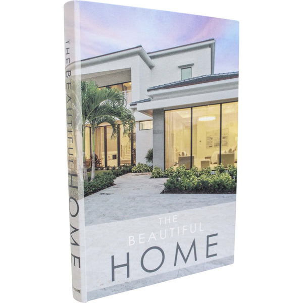 Home décor book box – MDF, canvas, non-woven fabric, and PVC storage box with stylish print, perfect for functional coffee table display and organising small items