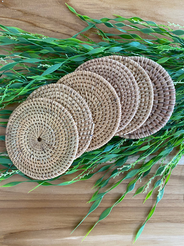 Rattan Coaster