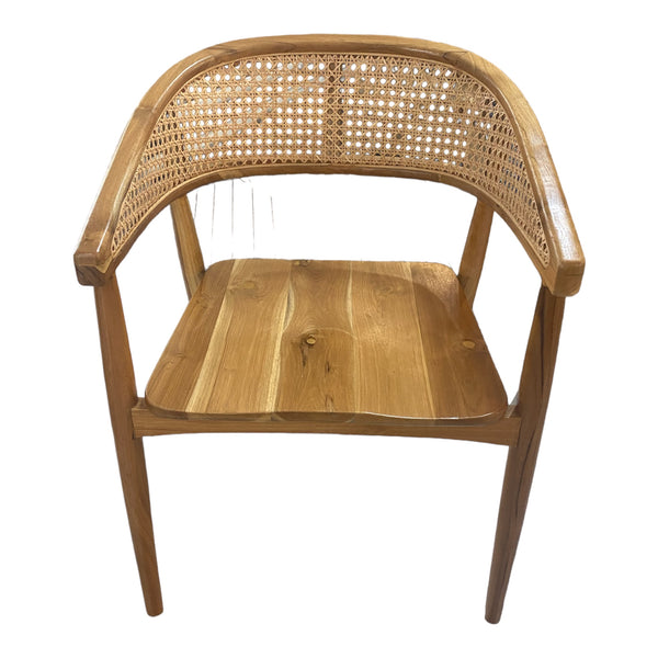 Rattan Back Dining Chair