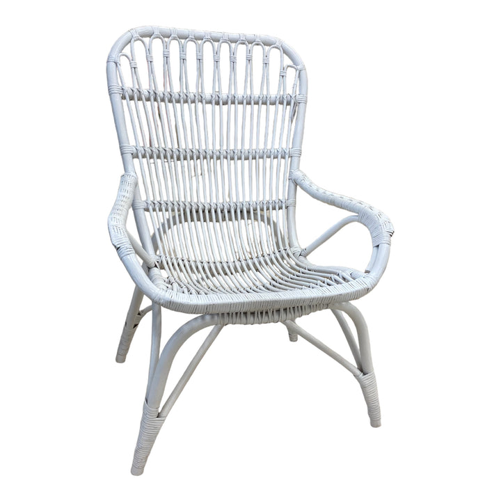 Your versatile indoor or outdoor occasional chair. Handcrafted using natural cane