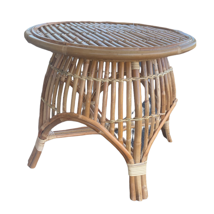 Fancy oz cane side table natural colour