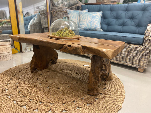 Teak Slab Coffee Table