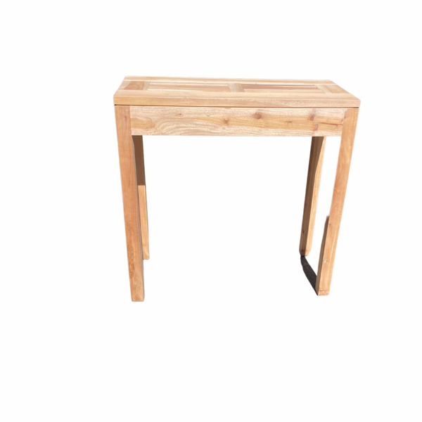Slat Top Console Table