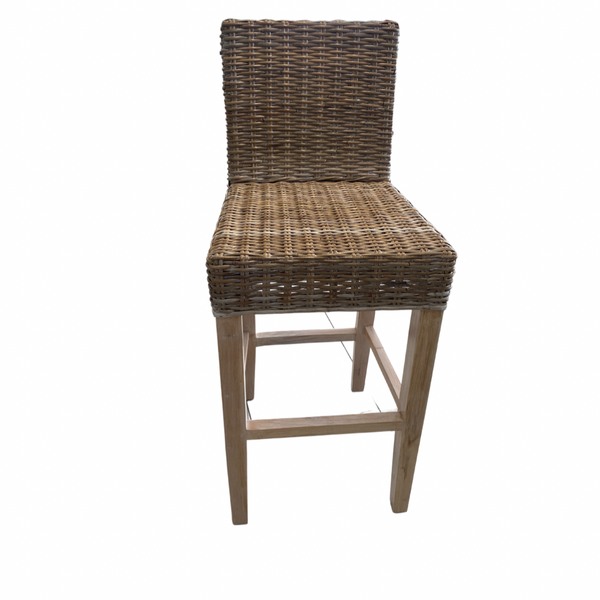 Split weave Cane/Rattan Bar Stool